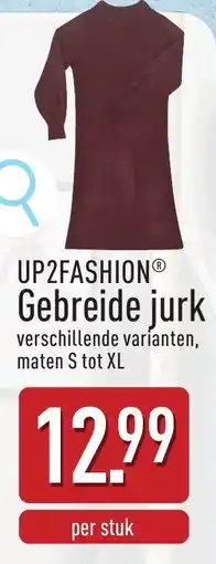 ALDI Up2fashion Gebreide Jurk aanbieding