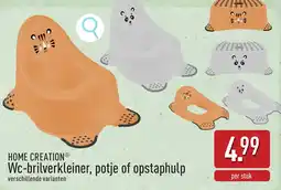 ALDI Home Creation Wc Brilverkleiner, Potje of Opstaphulp aanbieding