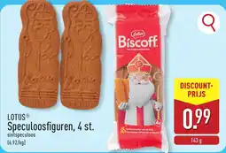 ALDI Lotus Speculoosfiguren aanbieding