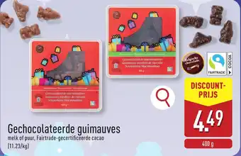 ALDI Gechocolateerde Guimauves aanbieding