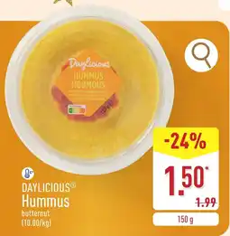 ALDI Daylicious Hummus Butternut aanbieding