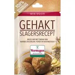 Albert Heijn Verstegen Kruidenmix voor gehakt slagersrecept aanbieding
