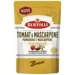 Albert Heijn Bertolli Pastasaus tomaat & mascarpone aanbieding