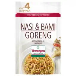 Albert Heijn Verstegen Kruidenmix voor nasi & bami goreng aanbieding