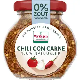 Albert Heijn Verstegen Chili con carne kruidenmix aanbieding