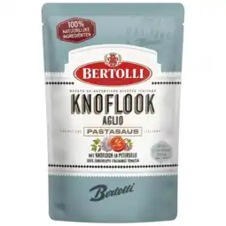 Albert Heijn Bertolli Pastasaus in zak knoflook aanbieding