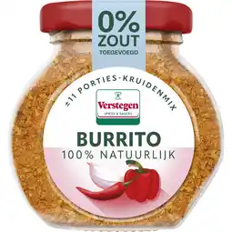 Albert Heijn Verstegen Burrito kruidenmix aanbieding