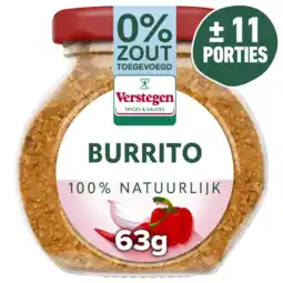 Albert Heijn Verstegen Burrito kruidenmix aanbieding