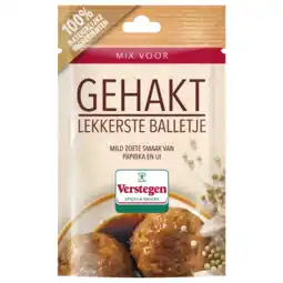 Albert Heijn Verstegen Mix voor gehakt lekkerste balletje aanbieding