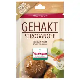 Albert Heijn Verstegen Kruidenmix voor gehakt stroganoff aanbieding