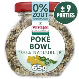 Albert Heijn Verstegen Poké bowl kruidenmix aanbieding