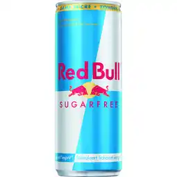Albert Heijn Red Bull Sugar free bel aanbieding