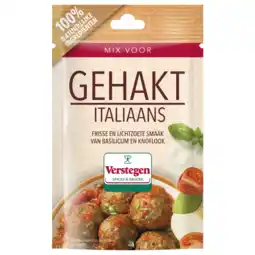 Albert Heijn Verstegen Kruidenmix voor gehakt Italiaans aanbieding