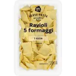 Albert Heijn AH Verse ravioli 5 formaggio aanbieding