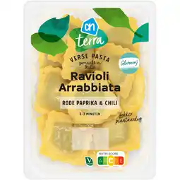 Albert Heijn AH Terra Plantaardige ravioli arrabbiata aanbieding