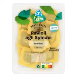 Albert Heijn AH Terra Plantaardig ravioli agli spinaci aanbieding