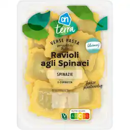 Albert Heijn AH Terra Plantaardig ravioli agli spinaci aanbieding