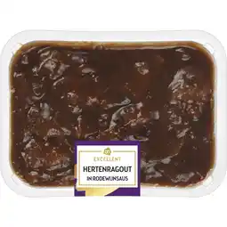 Albert Heijn AH Excellent Hertenragout in rodewijnsaus bel aanbieding