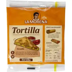 Albert Heijn La Morena Tortilla wraps original medium aanbieding