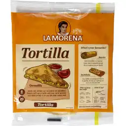 Albert Heijn La Morena Tortilla wraps original medium aanbieding