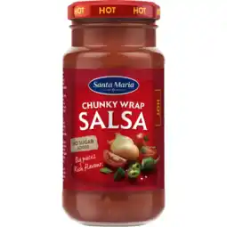Albert Heijn Santa Maria Chunky wrap salsa hot aanbieding
