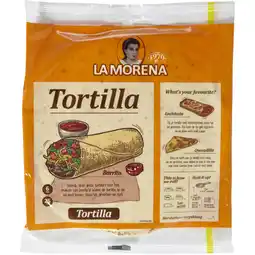 Albert Heijn La Morena Tortilla wraps original large aanbieding