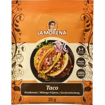 Albert Heijn La Morena Taco kruidenmix aanbieding