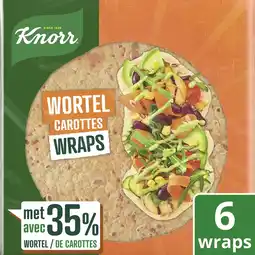 Albert Heijn Knorr Wortel wraps met 35% wortel aanbieding