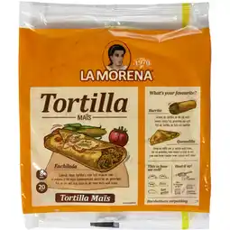 Albert Heijn La Morena Tortilla wraps met maismeel medium aanbieding