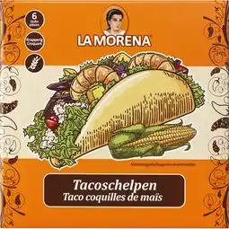 Albert Heijn La Morena Tacoschelpen naturel aanbieding