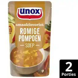 Albert Heijn Unox Romige pompoensoep aanbieding