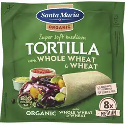 Albert Heijn Santa Maria Tortilla wraps organic bio 8x medium aanbieding