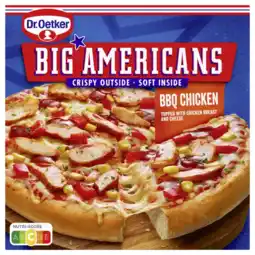 Albert Heijn Dr. Oetker Big Americans pizza BBQ chicken aanbieding