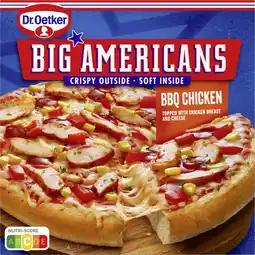 Albert Heijn Dr. Oetker Big Americans pizza BBQ chicken aanbieding
