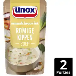 Albert Heijn Unox Romige kippensoep aanbieding