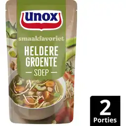 Albert Heijn Unox Heldere groentesoep aanbieding