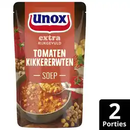 Albert Heijn Unox Kikkererwten tomatensoep aanbieding