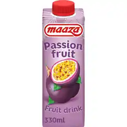 Albert Heijn Maaza Passionfruit fruit drink aanbieding
