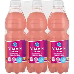 Albert Heijn AH Vitamin drink granaatappel 0% 6-pack aanbieding