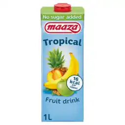 Albert Heijn Maaza Tropical fruit drink no sugar added aanbieding