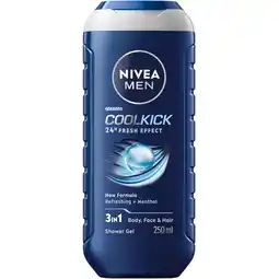 Albert Heijn NIVEA Men cool kick shower gel aanbieding