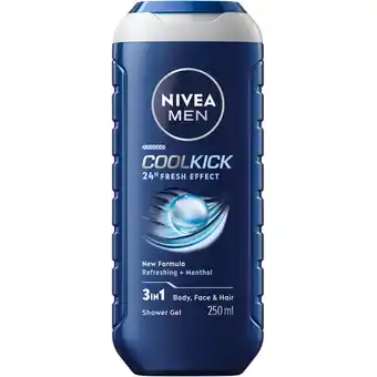 Albert Heijn NIVEA Men cool kick shower gel aanbieding