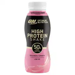 Albert Heijn Optimum Nutrition High protein shake strawberry aanbieding