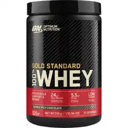 Albert Heijn Optimum Nutrition Gold standard whey double rich chocolate aanbieding