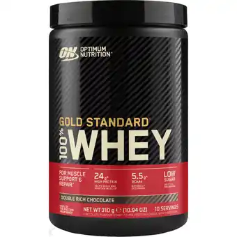 Albert Heijn Optimum Nutrition Gold standard whey double rich chocolate aanbieding