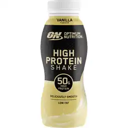Albert Heijn Optimum Nutrition High protein shake vanilla aanbieding