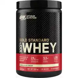 Albert Heijn Optimum Nutrition Gold standard whey vanilla ice cream aanbieding