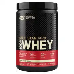 Albert Heijn Optimum Nutrition Gold standard whey vanilla ice cream aanbieding