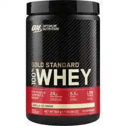 Albert Heijn Optimum Nutrition Gold standard whey vanilla ice cream aanbieding