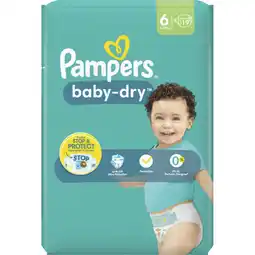 Albert Heijn Pampers Baby dry luiers maat 6 aanbieding